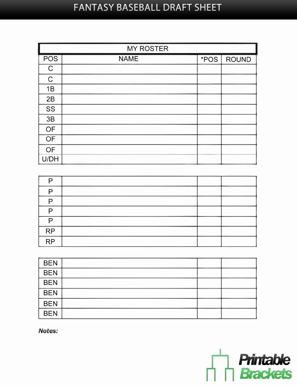 Fantasy Football Draft Spreadsheet Template Football Draft