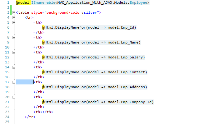 Fetching Record From Database By Using Ajax In Mvc Mindstick