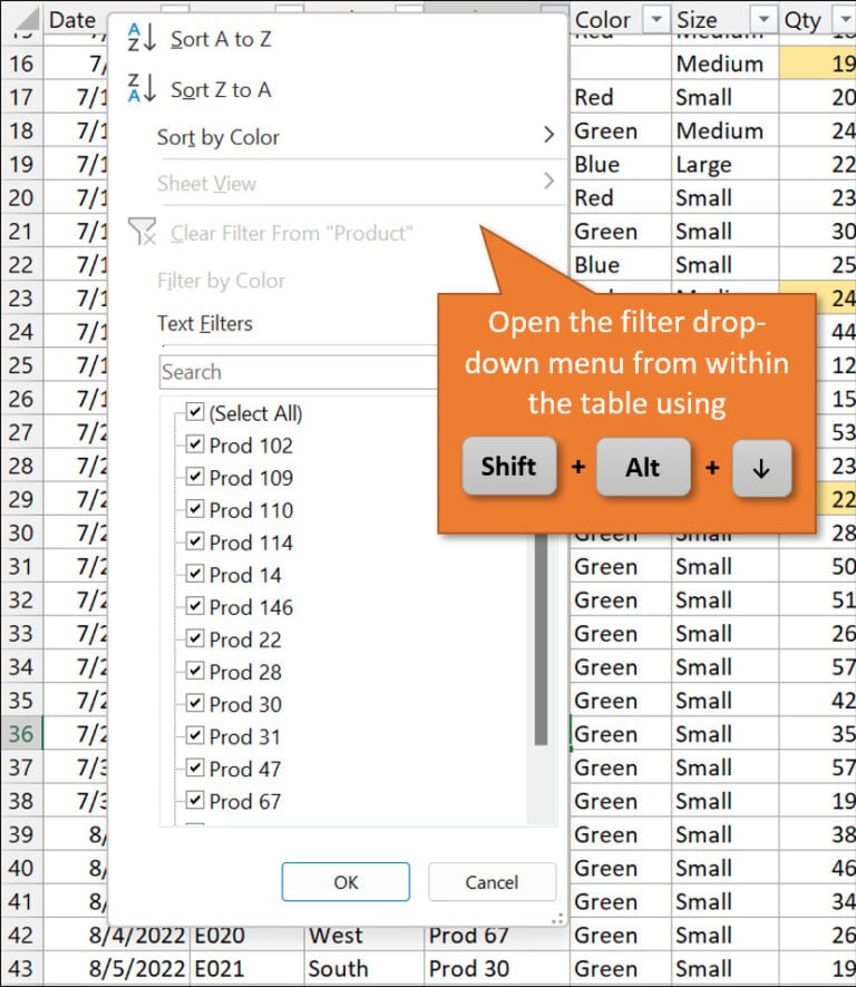 Filter By Cell Value Excel Campus