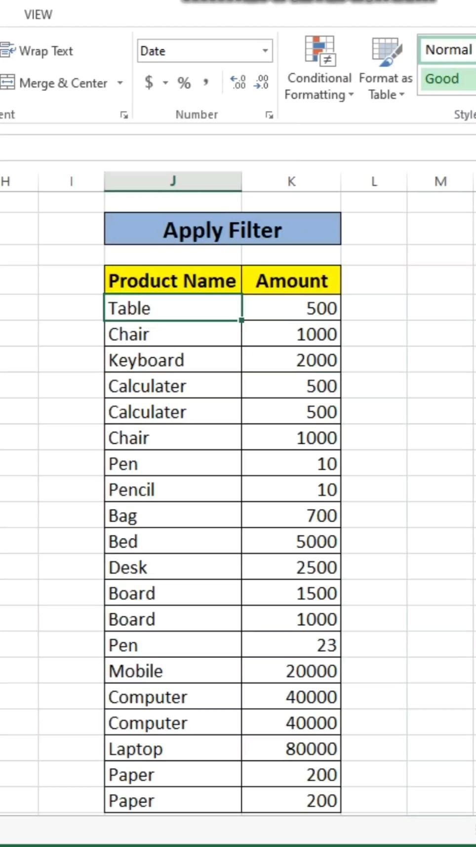 Filter In Excel Add Apply Copy Clear And Many More Excel Unlocked