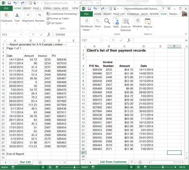 Find Missing Values In Excel How Do You Compare Two Lists In Excel