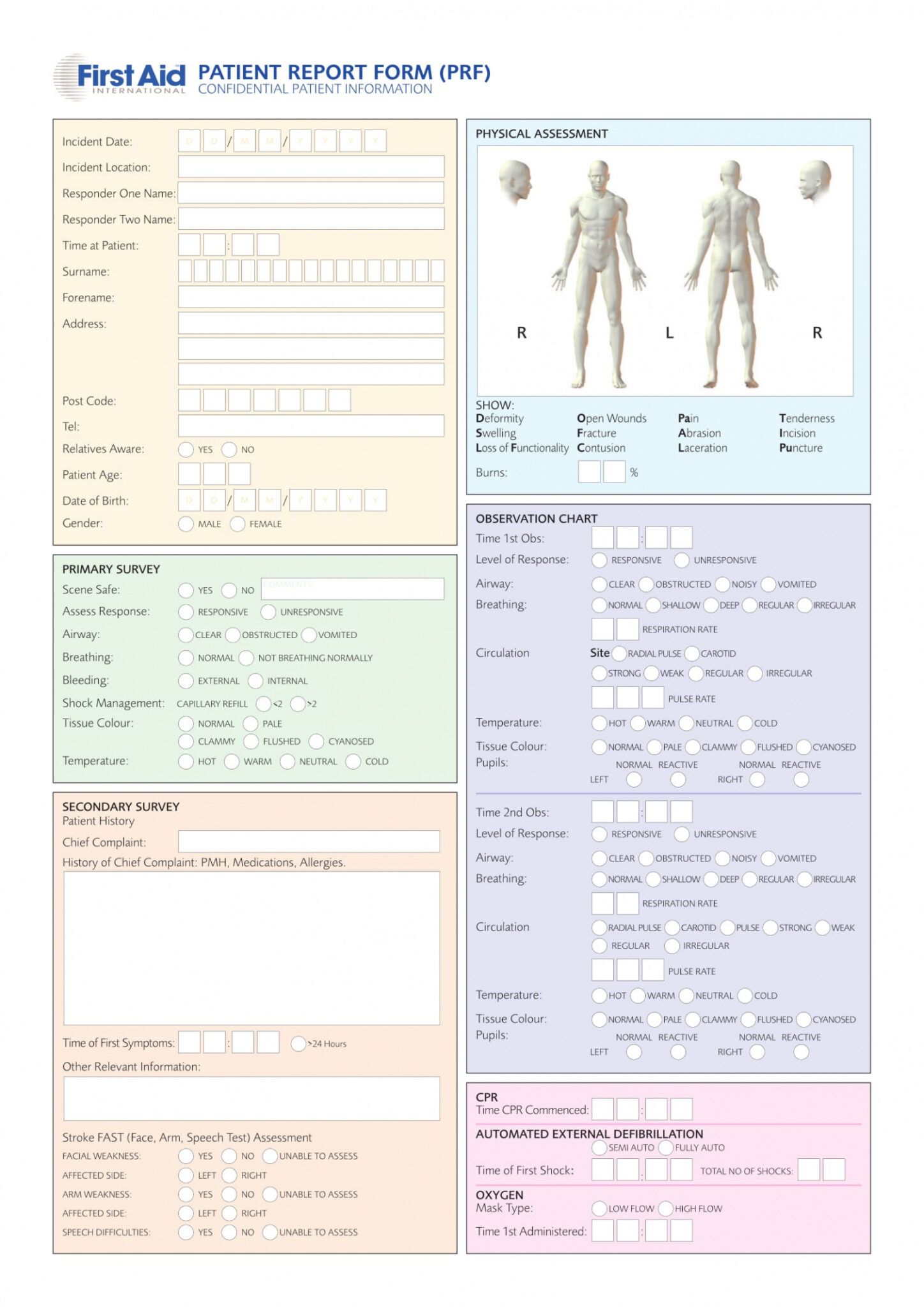 Free 16 Patient Report Form Samples Pdf Ms Word Google Docs