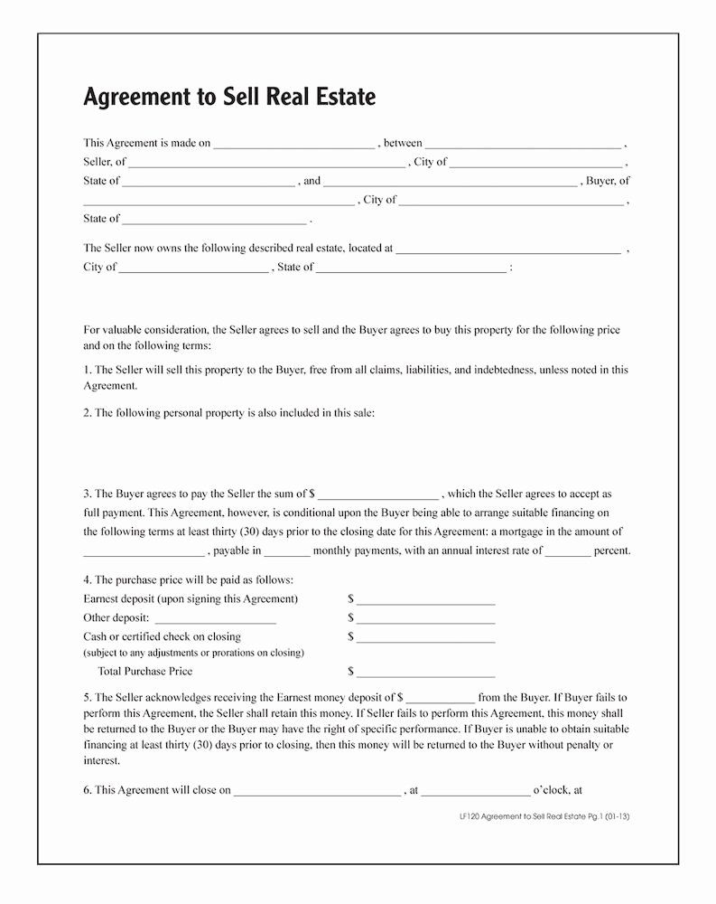 Free Customizable Real Estate Contract Template