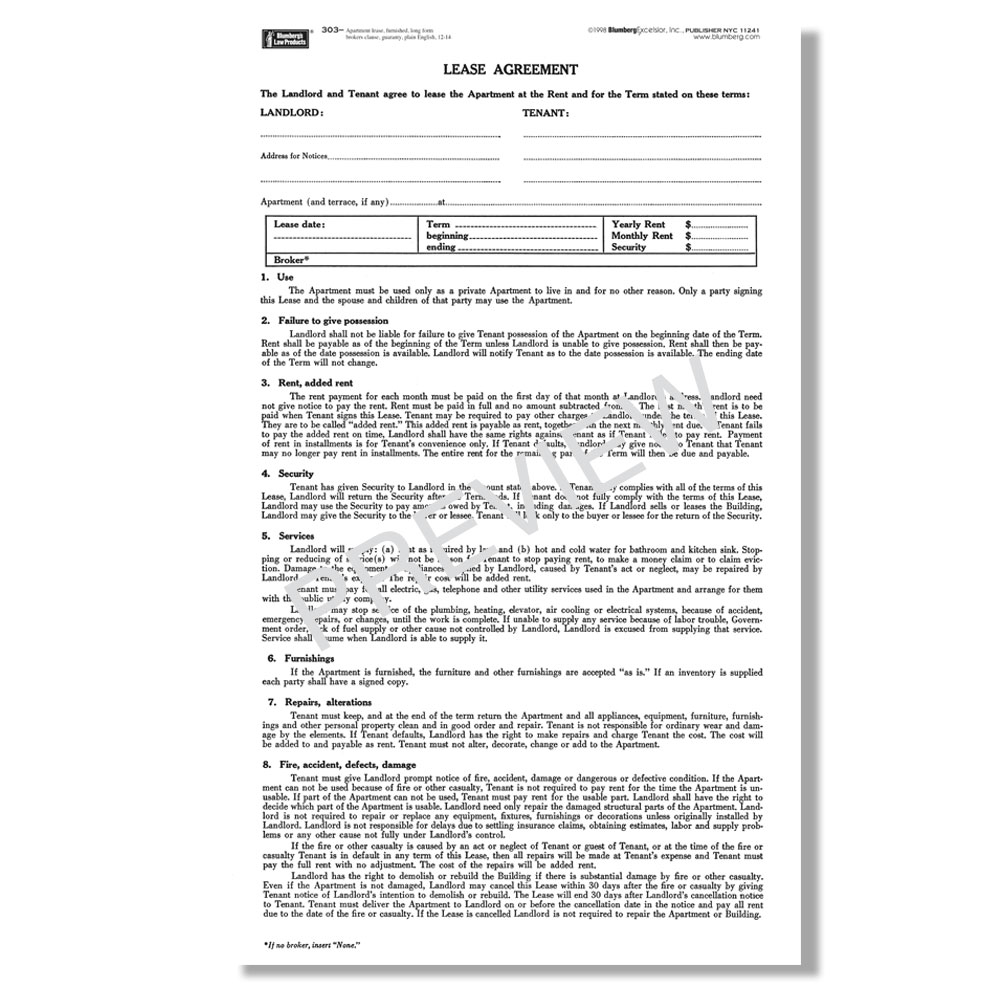 Free Printable Blumberg Lease Tutore Org Master Of Documents