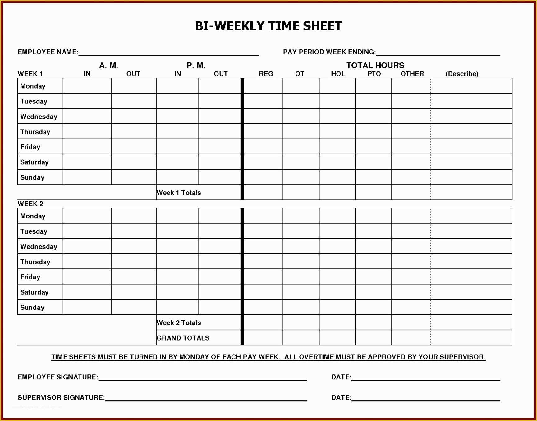 Free Timesheet Template Excel Of Time Sheet Template For Excel