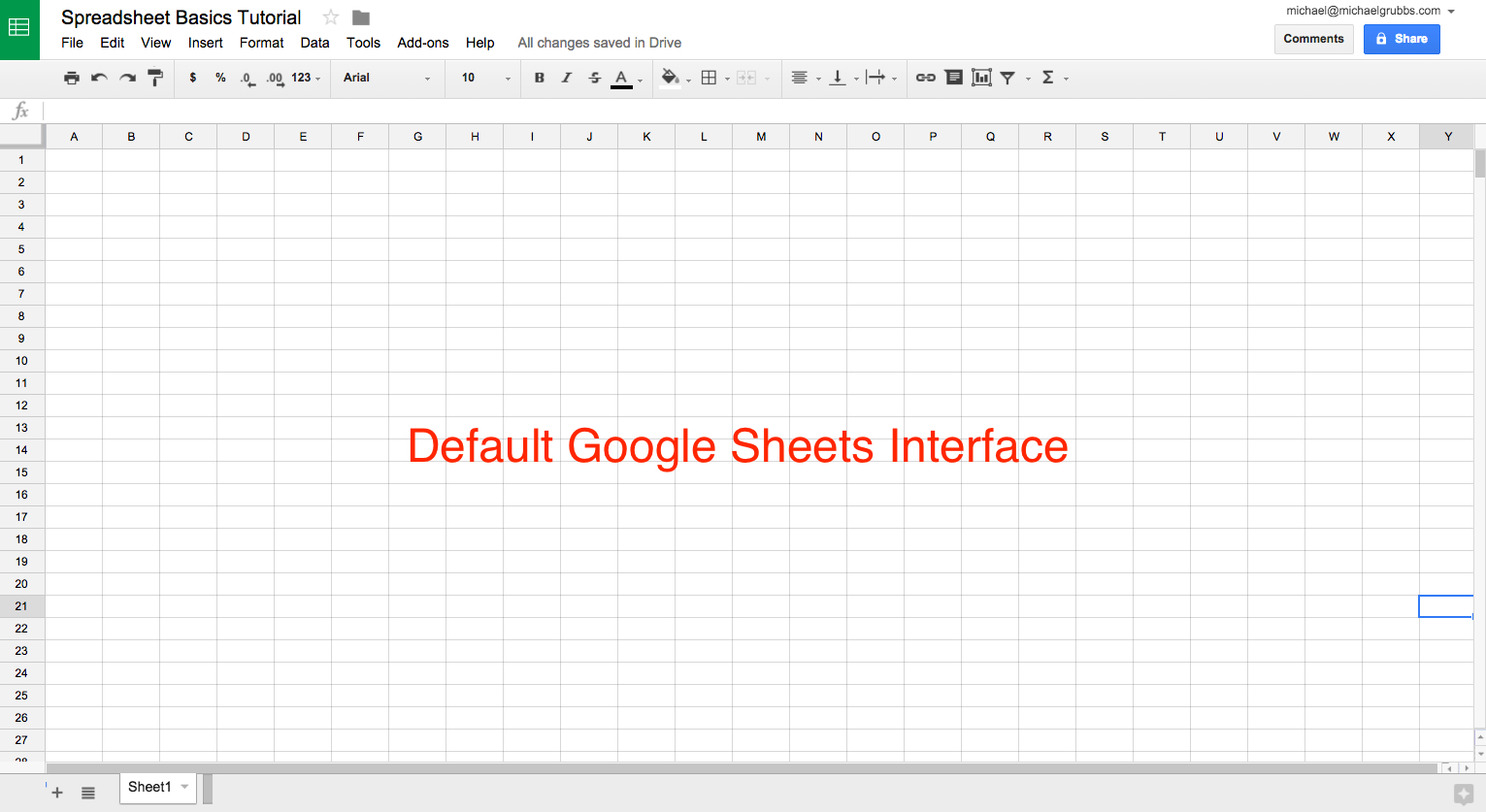 Google Excel Spreadsheet Javatpoint