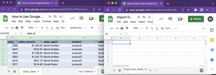 Google Sheets Import Data From Another Google Sheet Import Data From