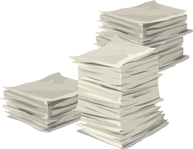 Heap Papers Work Stack Image Photo Free Trial Bigstock