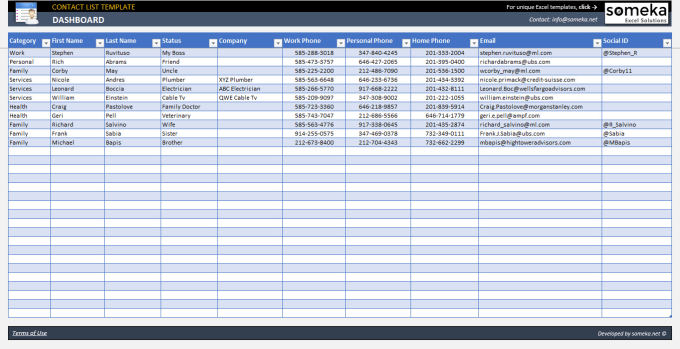 Help You Organize Your Client List In Excel By Supersalesteam