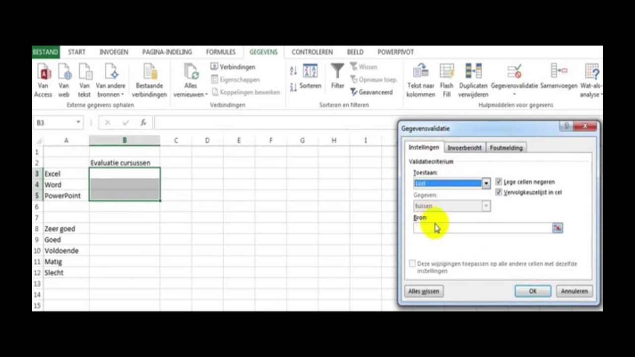 Hoe Dropdown Menu Maken In Excel Een Stapsgewijze Handleiding