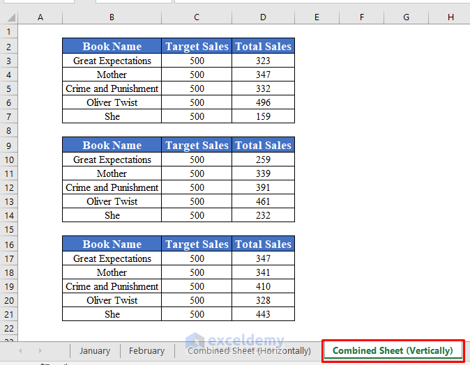 3 Simple Ways to Merge Excel Sheets Into One