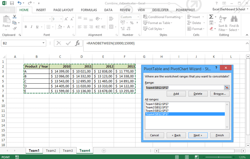 How Do I Consolidate Data From Multiple Worksheets In Excel Free