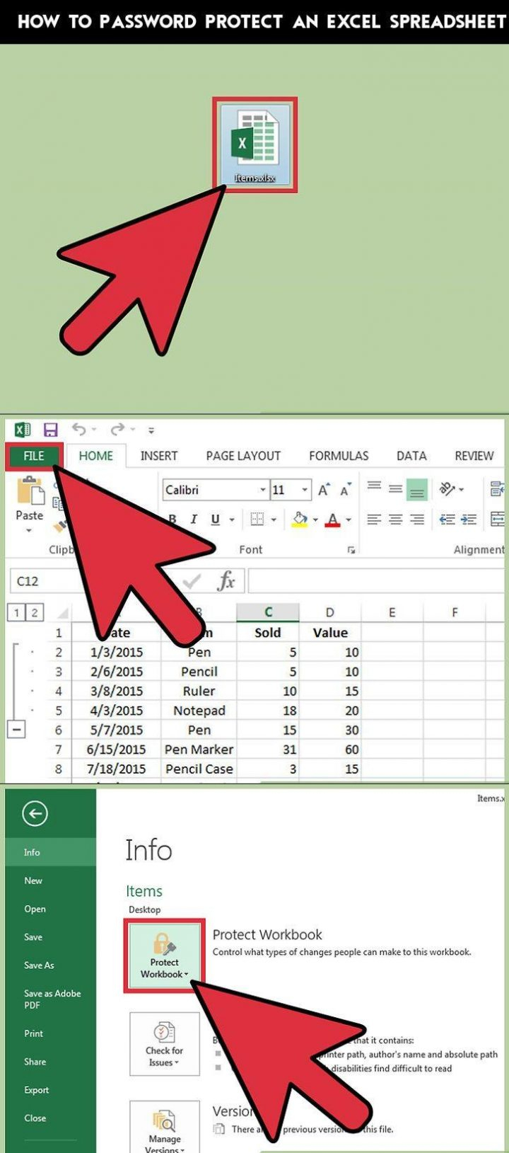 How Do You Password Protect An Excel Spreadsheet In How To Password