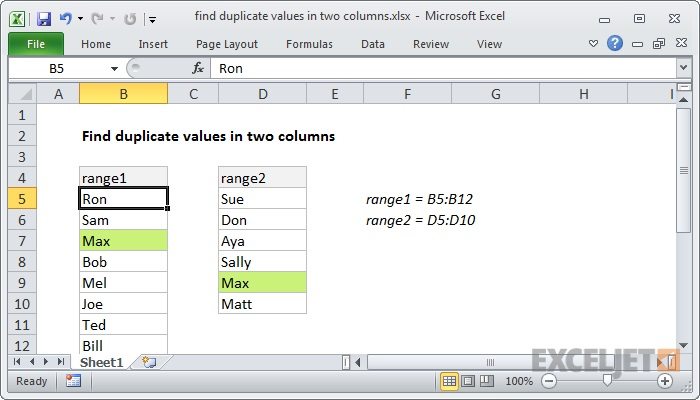 How Excel Find Duplicates Stashokdocu