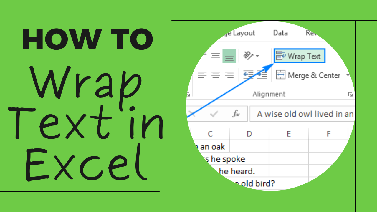 Set Excel Sheet Borders with Text Wrap Easily