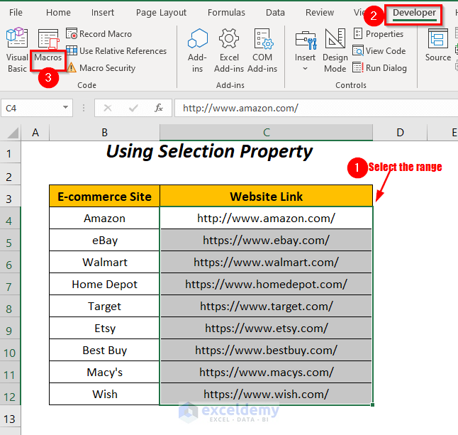 How To Activate Multiple Hyperlinks In Excel 4 Ways Exceldemy