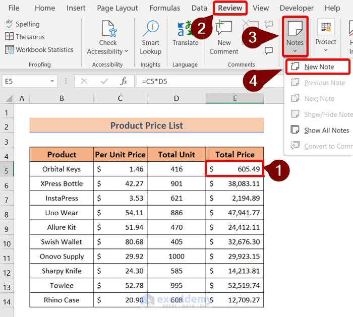 How To Add A Note In Excel Spreadcheaters