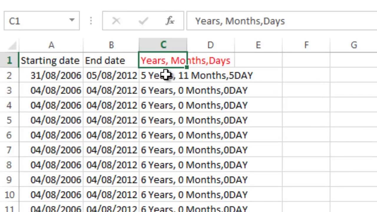 How To Add Days To Dates In Excel Youtube