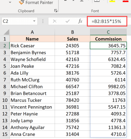 How To Add Excel Table In Gmail Apply Formula Column Only Once