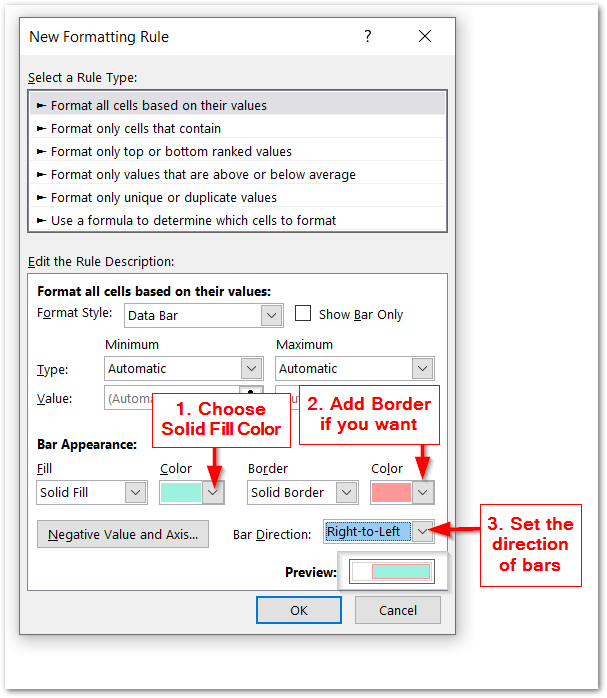 How To Add Gradient Data Bars In Excel Cellularnews