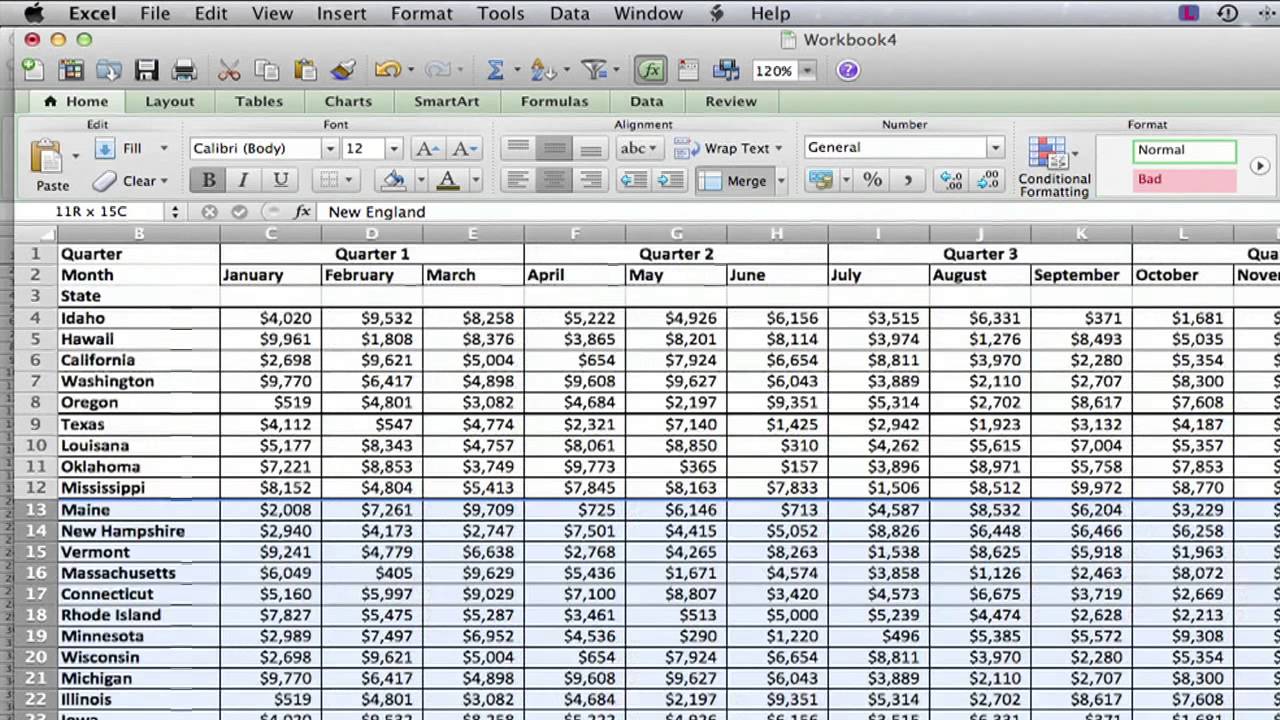 How To Add Lines On An Excel 2007 Sheet Ms Excel Tips Youtube