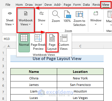 5 Easy Ways to Add Page Numbers in Excel Sheets