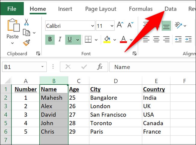 How To Alphabetize Data In Microsoft Excel Microsoft Excel Excel