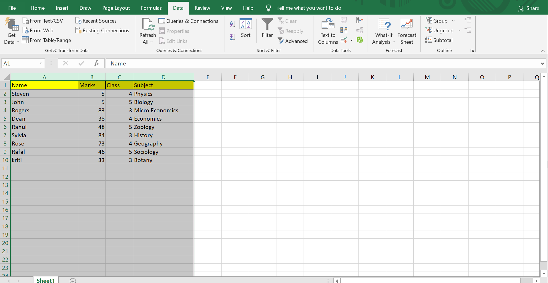 How To Alphabetize In Excel 2019 2016 2010 2007 Fast