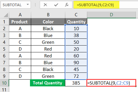 Mastering Excel: Applying Subtotal Formulas Easily