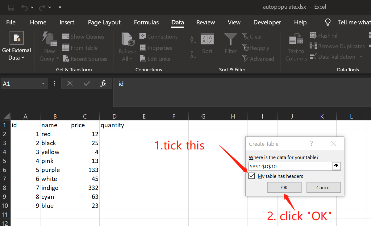 How To Auto Populate Certain Data To New Sheet In Excel Jichiduo Com