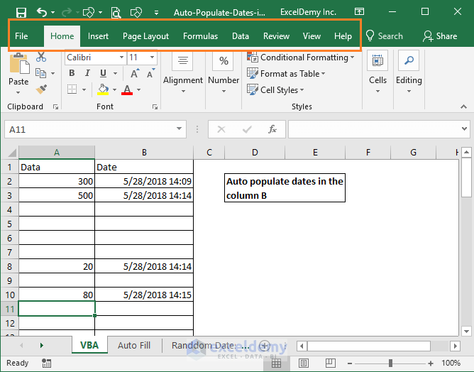 How To Auto Populate Date In Cell When Adjacent Cell Is Updated In Excel