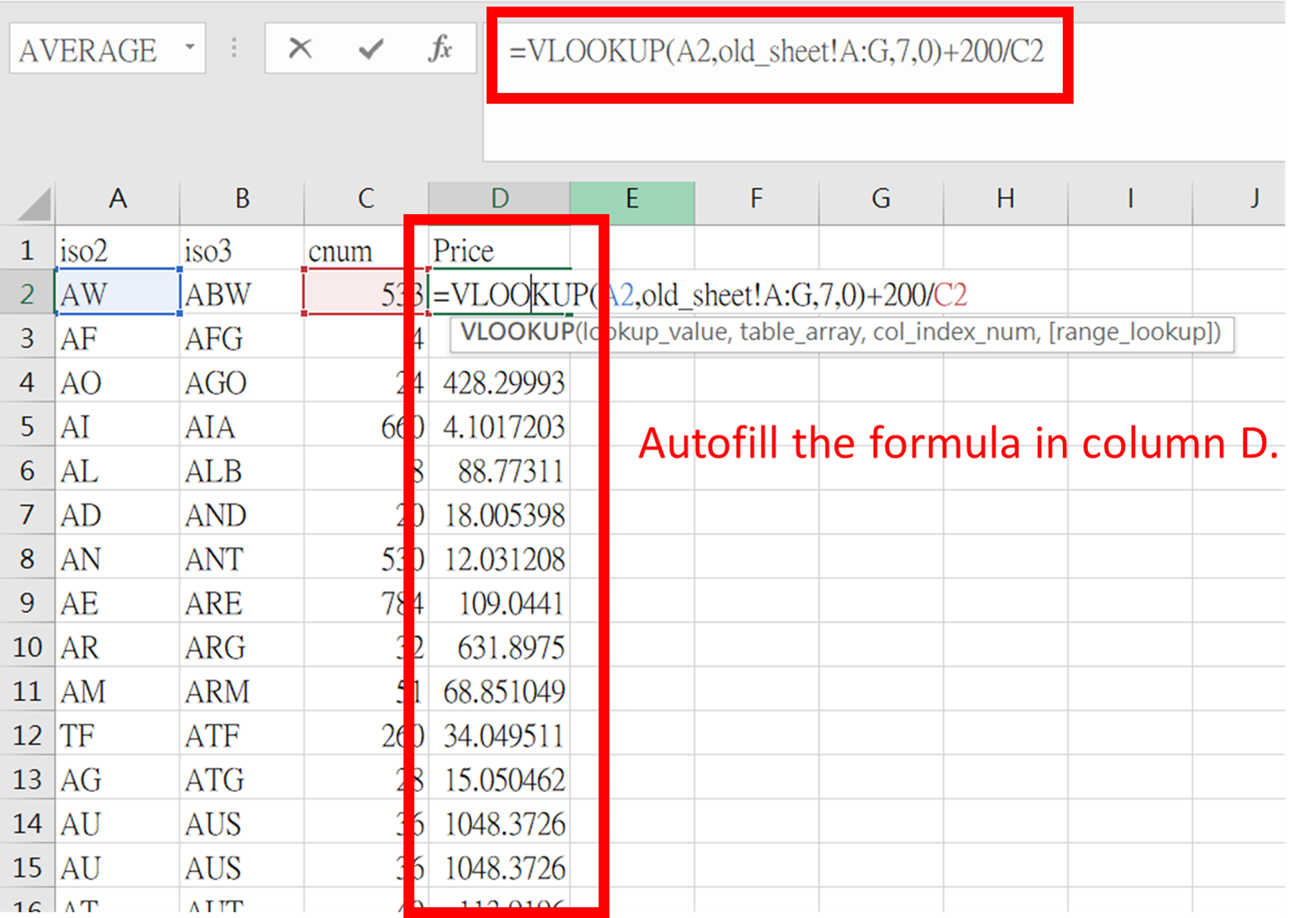 How To Autofill Formulas In Excel In Python Stack Overflow