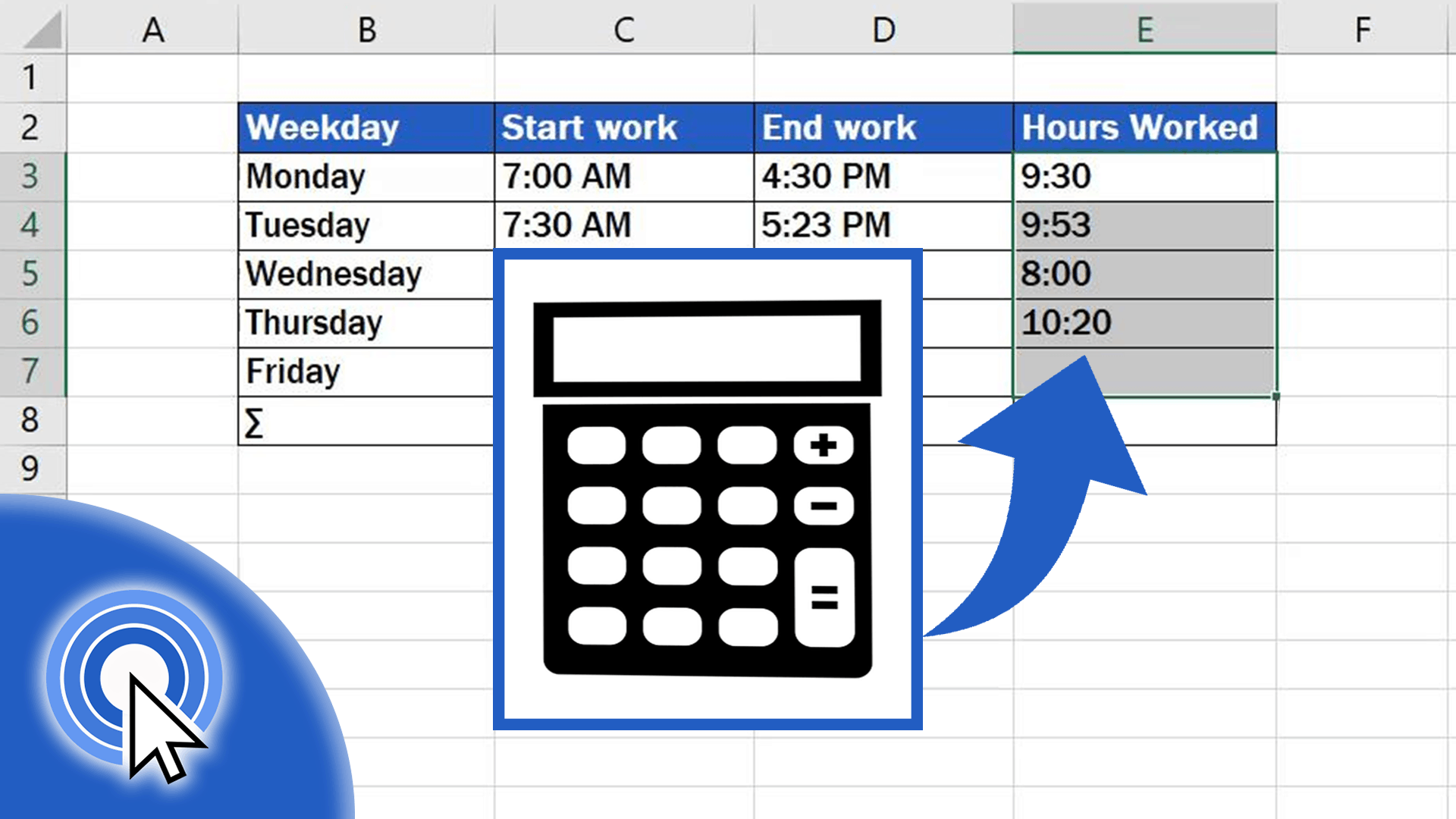 How To Calculate Hours Worked Excel Google Sheets Automate Excel