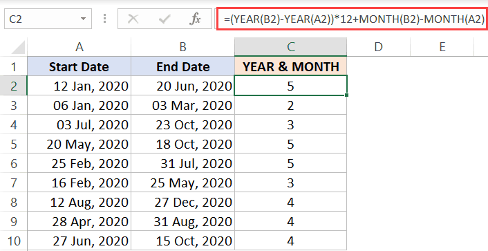 Calculate Months in Excel: A Simple Guide