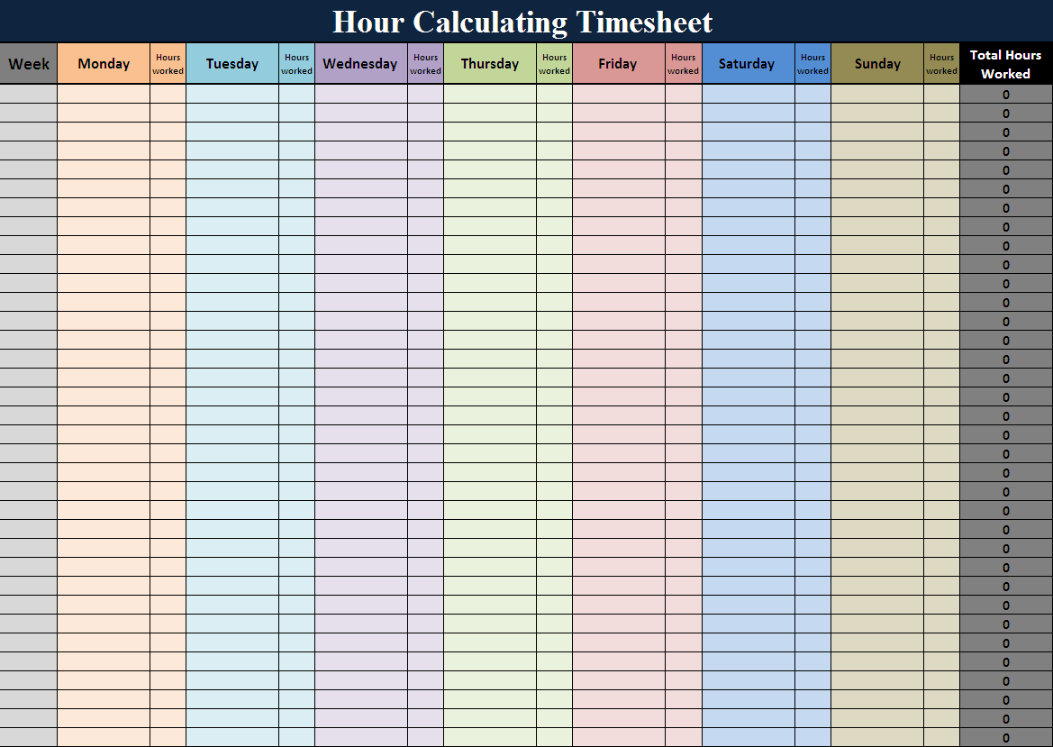 5 Easy Steps to Calculate Time Sheets in Excel