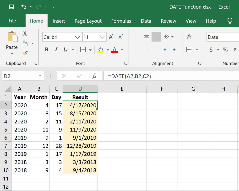 How To Change Date And Time To Date In Excel 4 Easy Ways