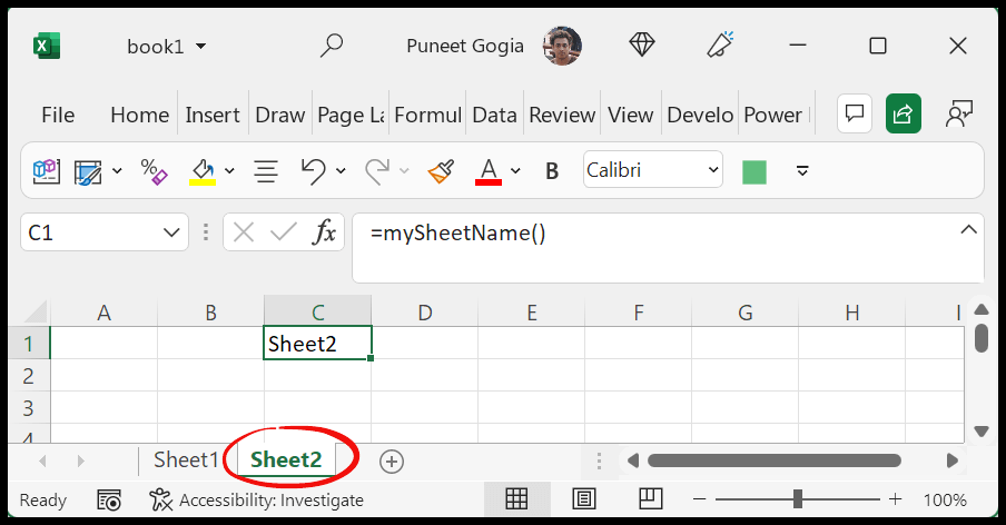 Change Excel Sheet Names Easily with Formulas