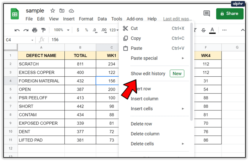 5 Ways to Track Changes in Google Sheets History