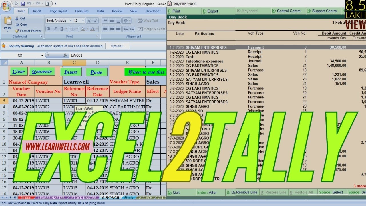 How To Choose The Right Excel To Tally Software For Your Business Youtube