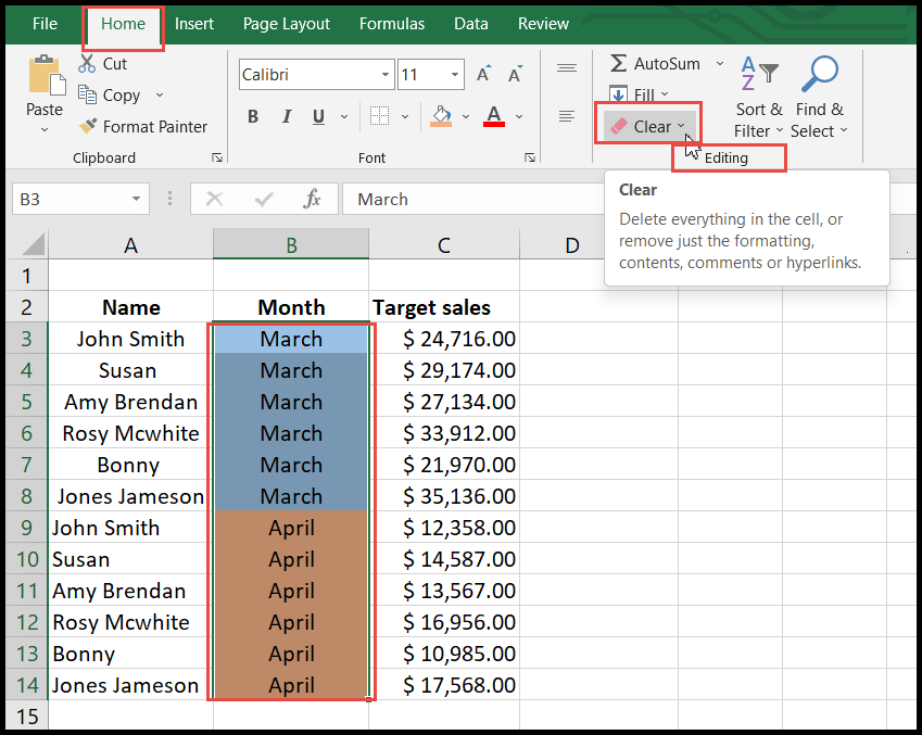 How To Clear Formatting And Text In Excel Anderson Dormoris