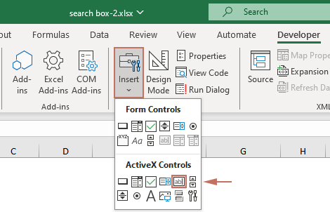 How To Code A Search Bar In Excel Infoupdate Org