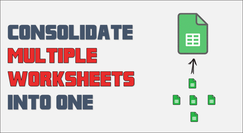 How To Combine All Worksheets In Excel