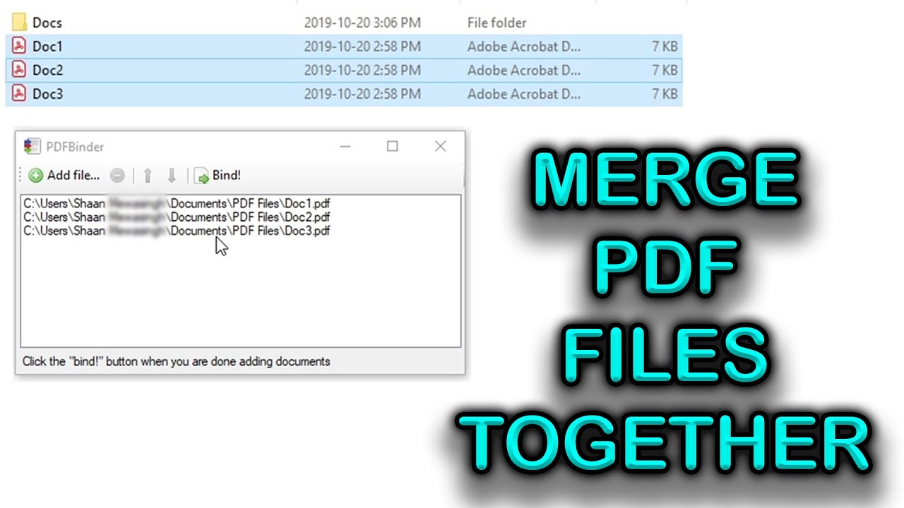 How To Combine Pdfs Into One Youtube