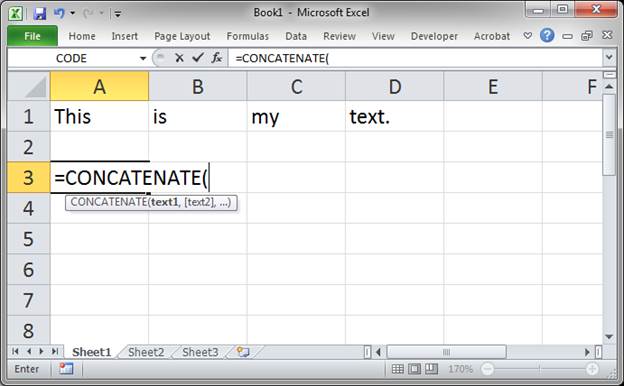 How To Combine Text From Multiple Cells Into One Cell In Excel