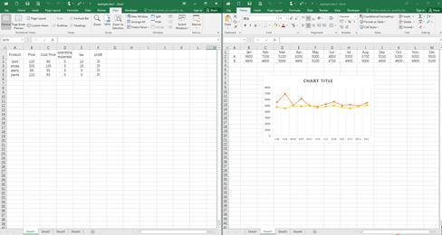 How To Compare Two Excel Worksheets Side By Side My Microsoft Office Tips