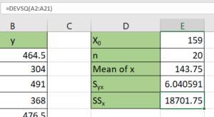 How To Construct A Prediction Interval In Excel Sheetaki