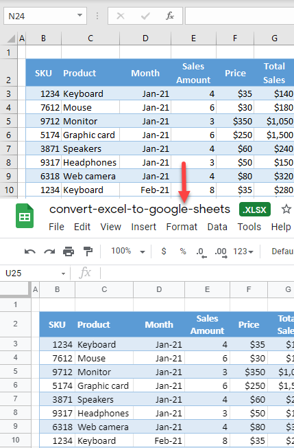 How To Convert Data To Table In Excel Google Sheets Automate Excel