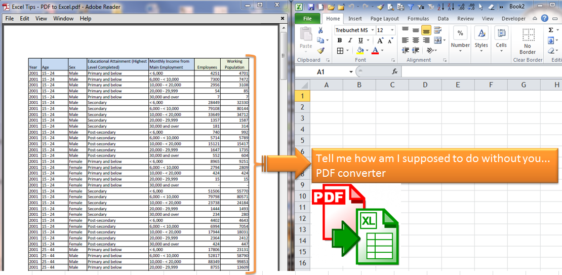 5 Ways to Convert PDF to Excel Without Software