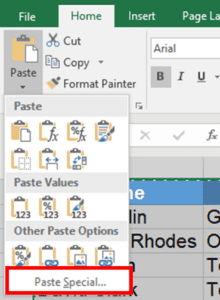 How To Copy And Paste Column Widths In Microsoft Excel More Consistant