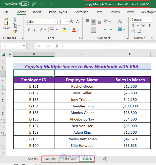 How To Copy Multiple Sheets In Excel To A New Workbook Spreadcheaters